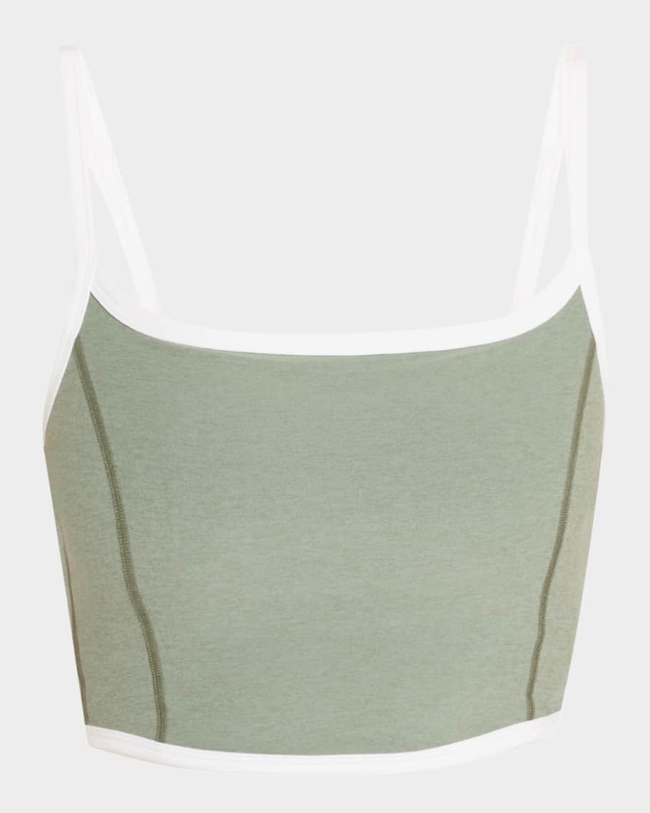 Spacedye New Moves Cropped Tank Top | Neiman Marcus