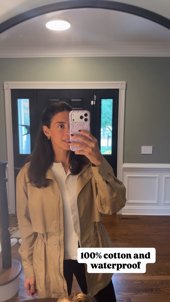 The best cotton jacket. Waterproof and I’m wearing a size Small