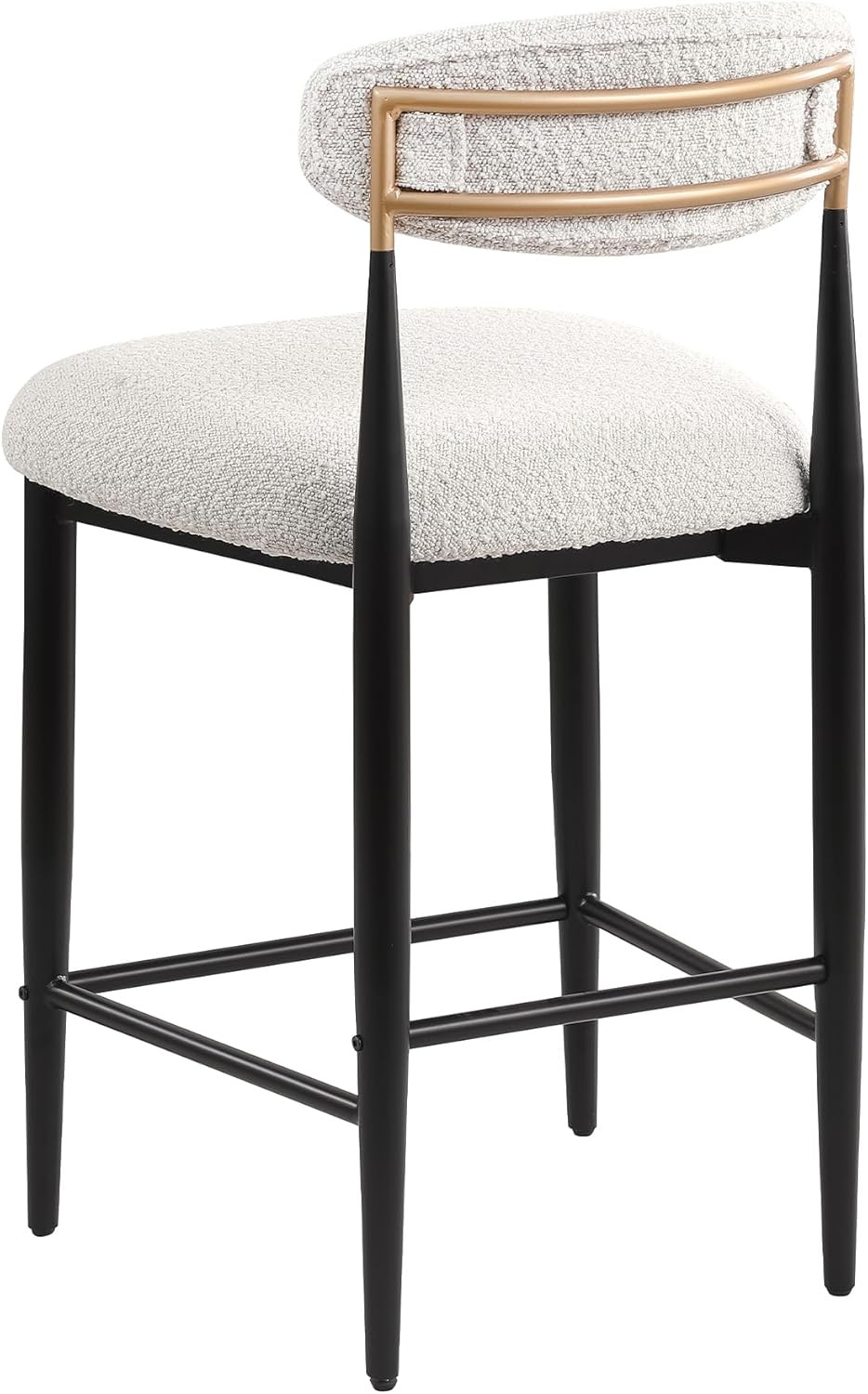 Morden Fort Modern Counter Height Bar Stools Set of 4, 26" Upholstered Counter Stools with Backs,... | Amazon (US)