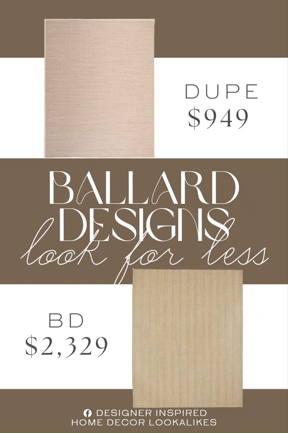 Inspired by Ballard Designs Area Rug. Ballard Designs Area Rug dupe. Natural Fiber Area Rug. Bohemian Woven Rug. Coastal Style Area Rug. Textured Neutral Rug. Handwoven Style Rug. Natural Weave Rug. Chunky Weave Rug. Rustic Farmhouse RUg. Minimalist Woven Rug. 

Home more affordable option find copy cat similar look for less budget friendly affordable cheap cheaper beautiful pretty. Clearance sale coupon code discount code promo code luxury lookalike look a like Inspo inspiration inspired by idea ideas Love like these? I share multiple every day in my FB group.
#ballarddesignsinspired #arearug #bohorug #juterug #wovenrug #neutralrug #handwovenrug #homedecorinspo  

 #LTKHome