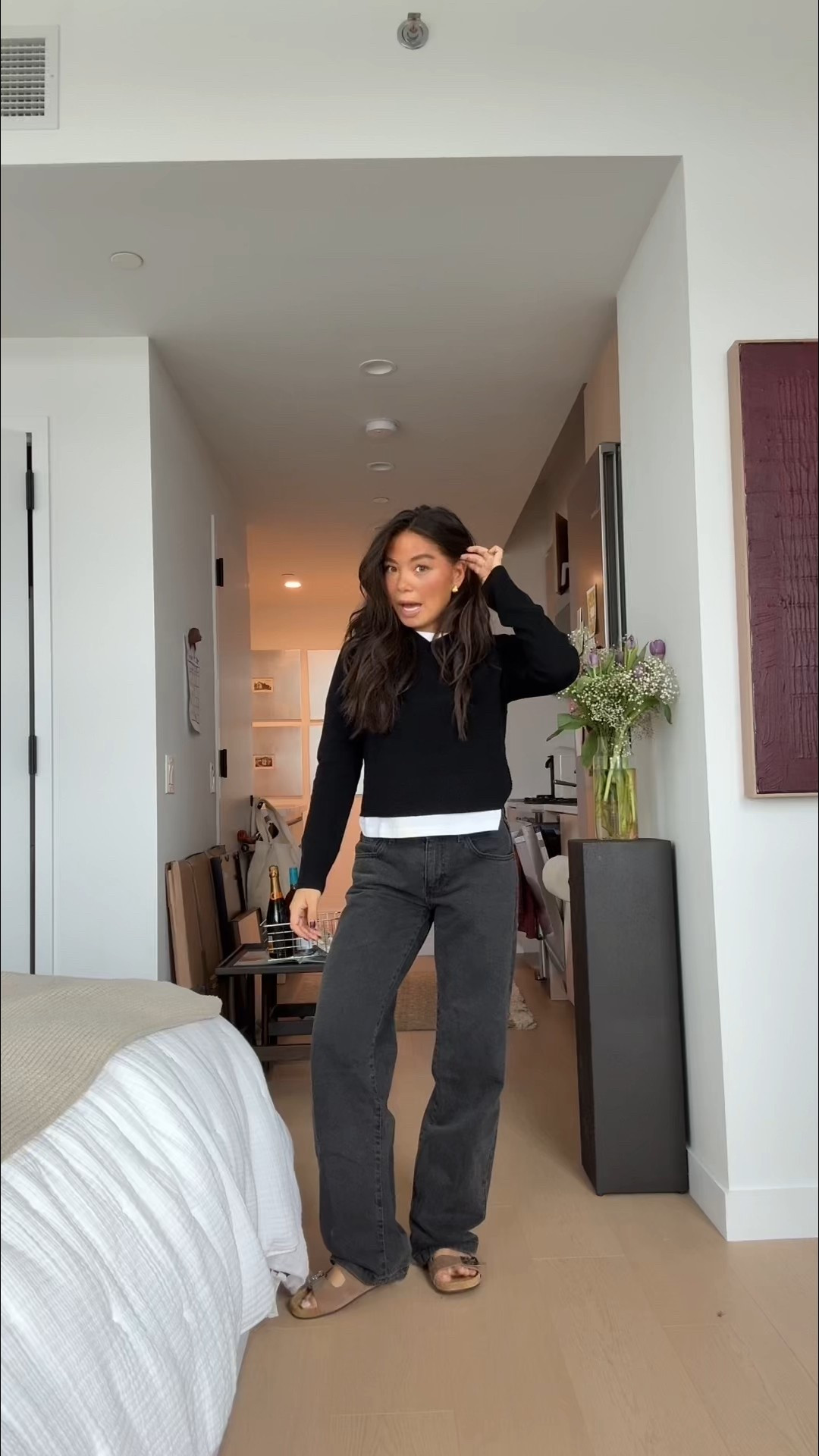 jess out of stock but linked similar ones! xx 

sweater in small! 💌