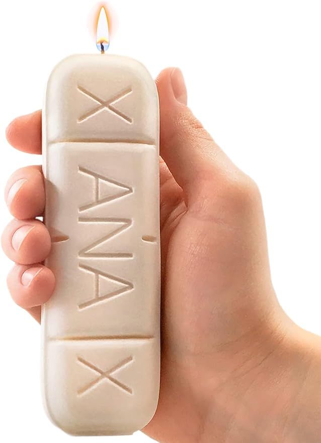 Xanax Pill Anti-Stress Soy Candle - Enjoy Natural Relaxation, Romantic Soft Glow, Impressive Real... | Amazon (US)