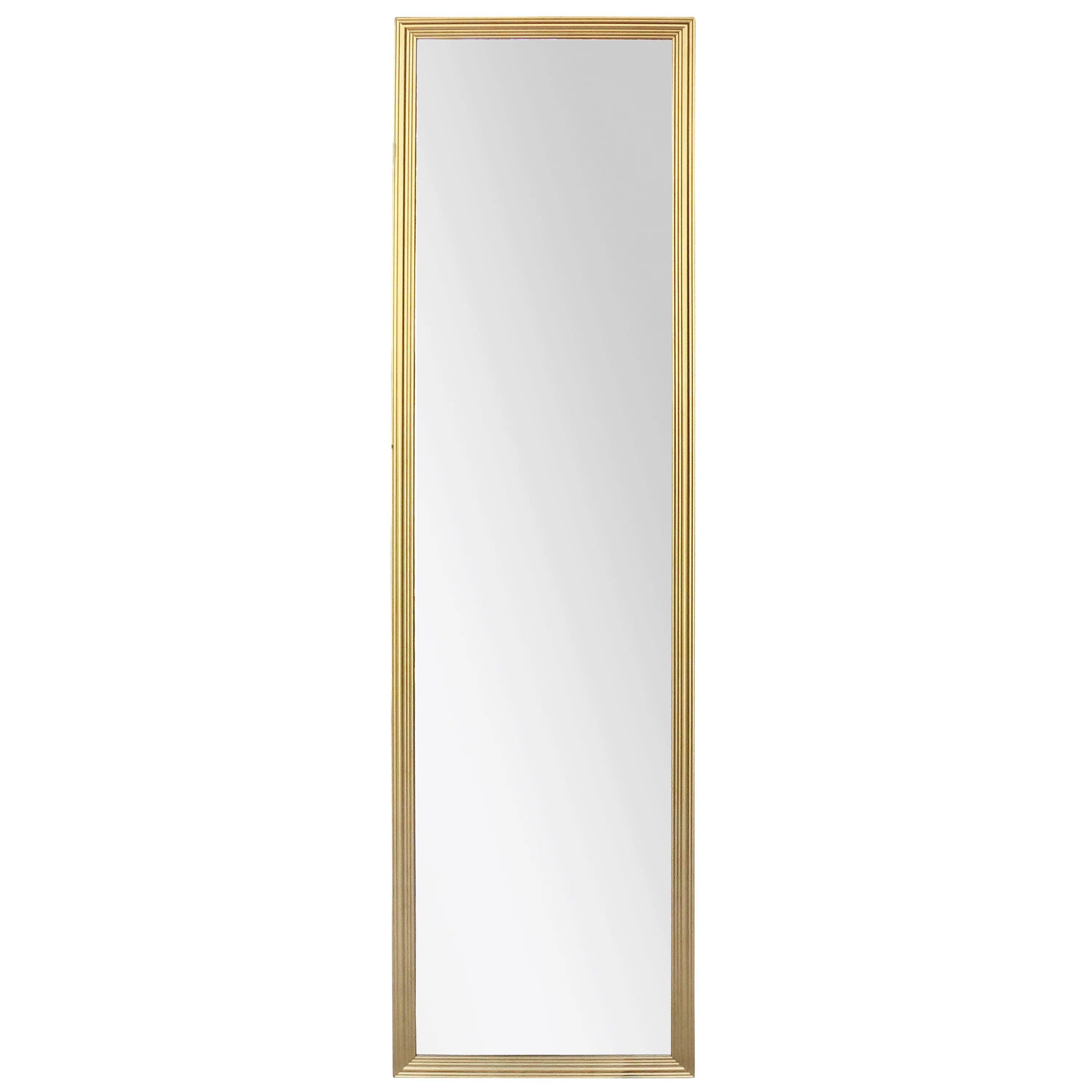Mainstays 13.39" x 49.37" Gold Door Mirror | Walmart (US)