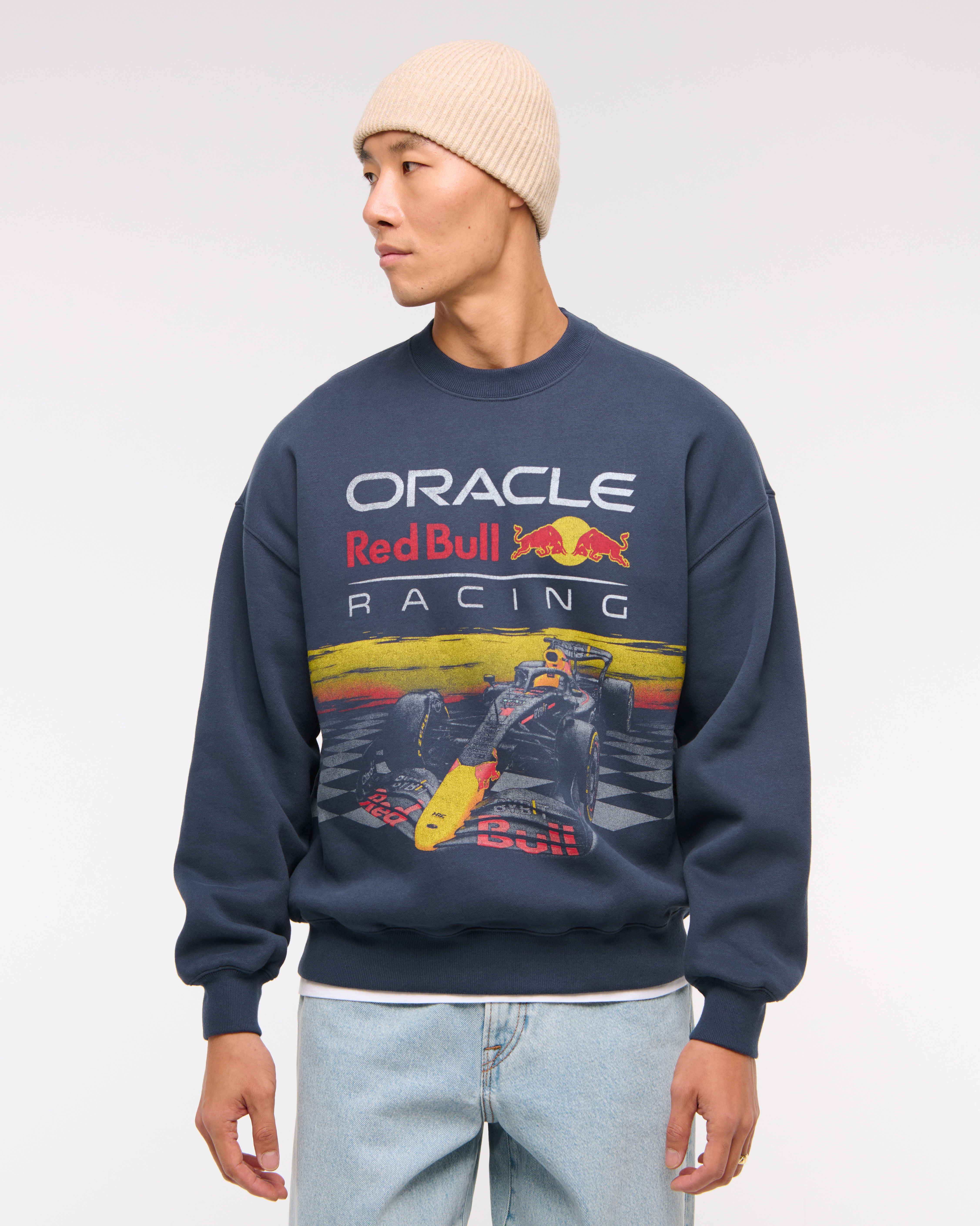 Oracle Red Bull Racing Graphic Crew Sweatshirt | Abercrombie & Fitch (US)