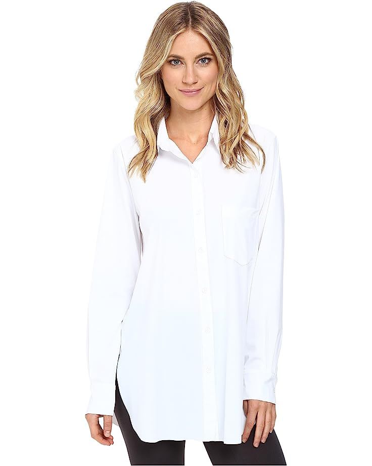 Lysse Schiffer Stretch Microfiber Button Down | Zappos