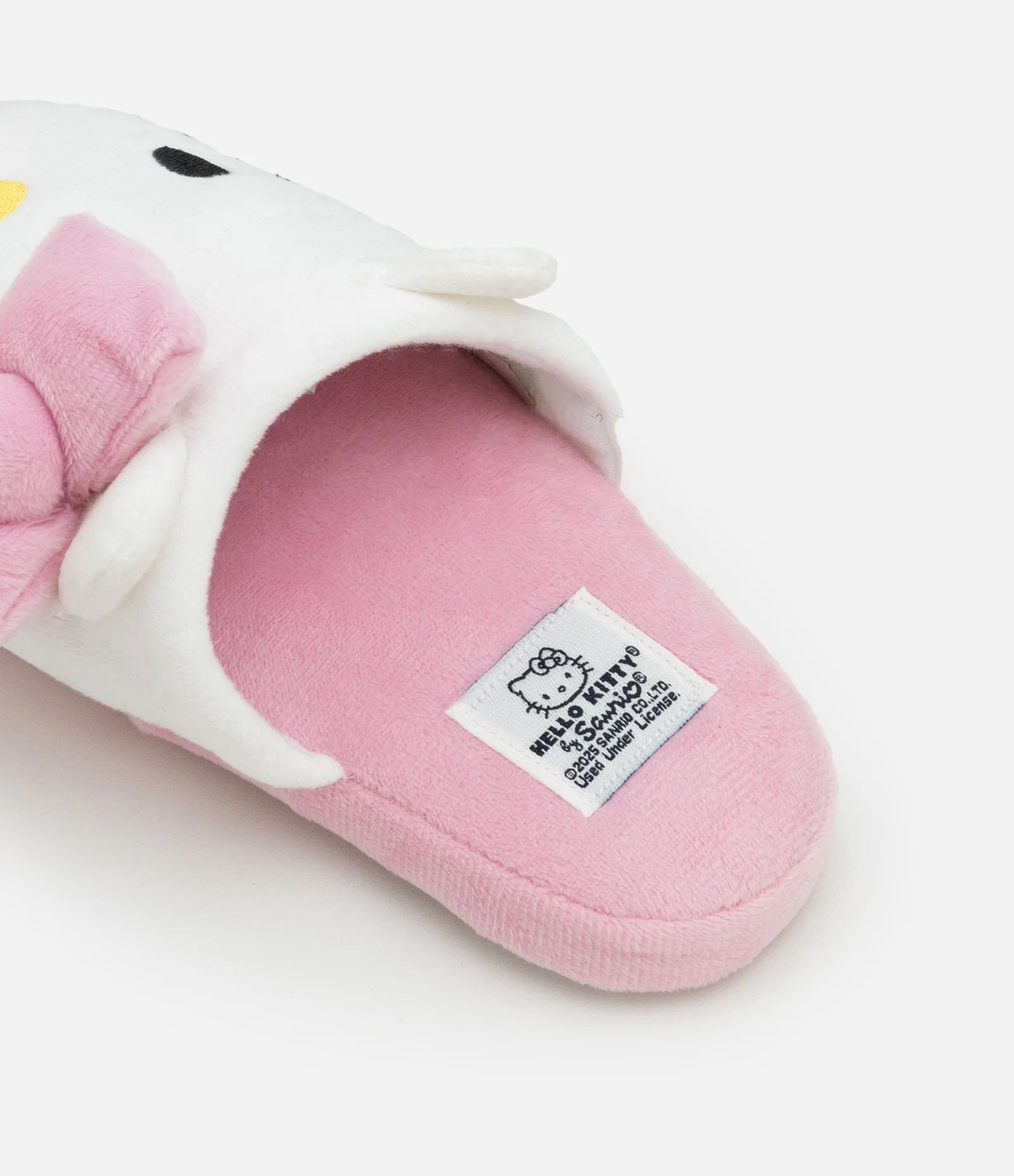 Pantufa Chinelo Infantil com Bordado Hello Kitty - Tam 29 a 36 Branco/Rosa - Lojas Renner | Renner (BR)