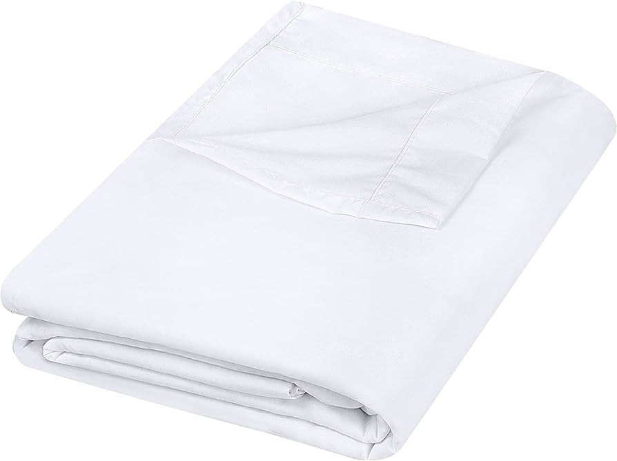 Utopia Bedding Flat Sheet - 1 Pack (Queen, White) - Soft Brushed Microfiber Fabric - Shrinkage & ... | Amazon (US)