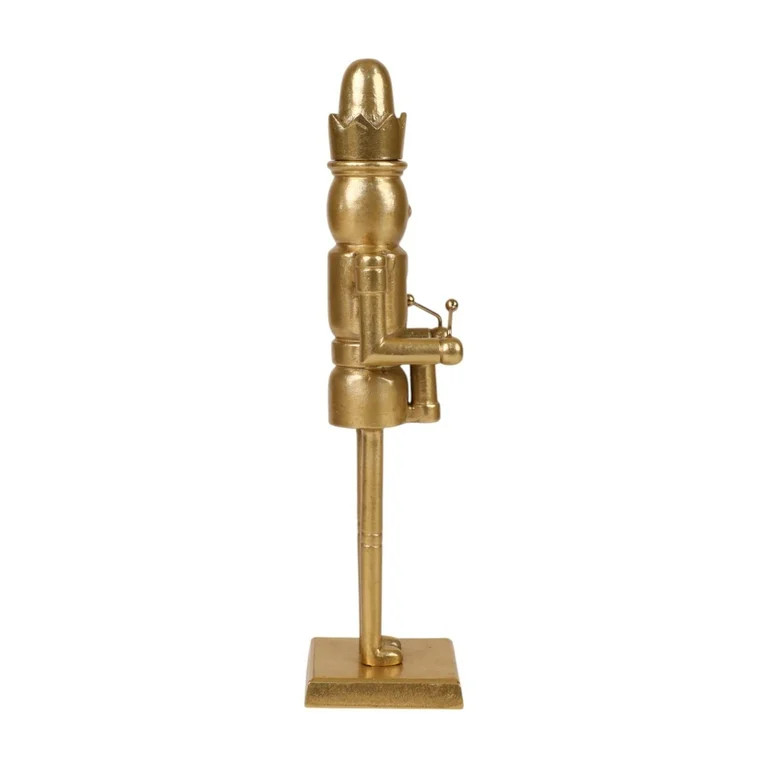 Decorative Christmas Drummer Nutcracker, Gold, 14.3", by Holiday Time | Walmart (US)