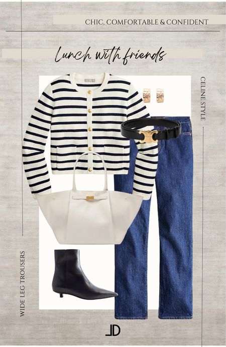 ✨Favorite for inspo later into spring.

A Celine stripe cardigan is a classic wardrobe staple that can be styled in a variety of ways for a modern chic look. Here are a few suggestions:

Pair it with high-waisted denim: A Celine stripe cardigan would look great with a pair of high-waisted jeans or denim shorts. Tuck in a simple white t-shirt and finish the look with a pair of sneakers or ankle boots.
Dress it up with a midi skirt: For a more elevated look, pair the cardigan with a flowy midi skirt and ankle boots. This look is perfect for a brunch or a dinner date.
Layer over a slip dress: Another way to wear the Celine stripe cardigan is to layer it over a slip dress. This will create a chic and effortless look that can be dressed up or down.
Mix and match patterns: If you're feeling bold, try mixing and matching patterns. Pair the Celine stripe cardigan with a printed skirt or trousers. Make sure to keep the color palette cohesive to avoid looking too busy.
Belt it: Cinch the cardigan at the waist with a belt to create a more tailored silhouette. This will give the cardigan a modern twist and help define your waist.
Overall, the key to styling a Celine stripe cardigan for a modern chic look is to keep it simple and classic while adding your own personal touch.

🥂Remember, always wear what makes you feel confident and comfortable while still being yourself.

"Helping You Feel Chic, Comfortable and Confident." -Lindsey Denver 🏔️ 


#LTKstyletip #LTKunder50 #LTKunder100