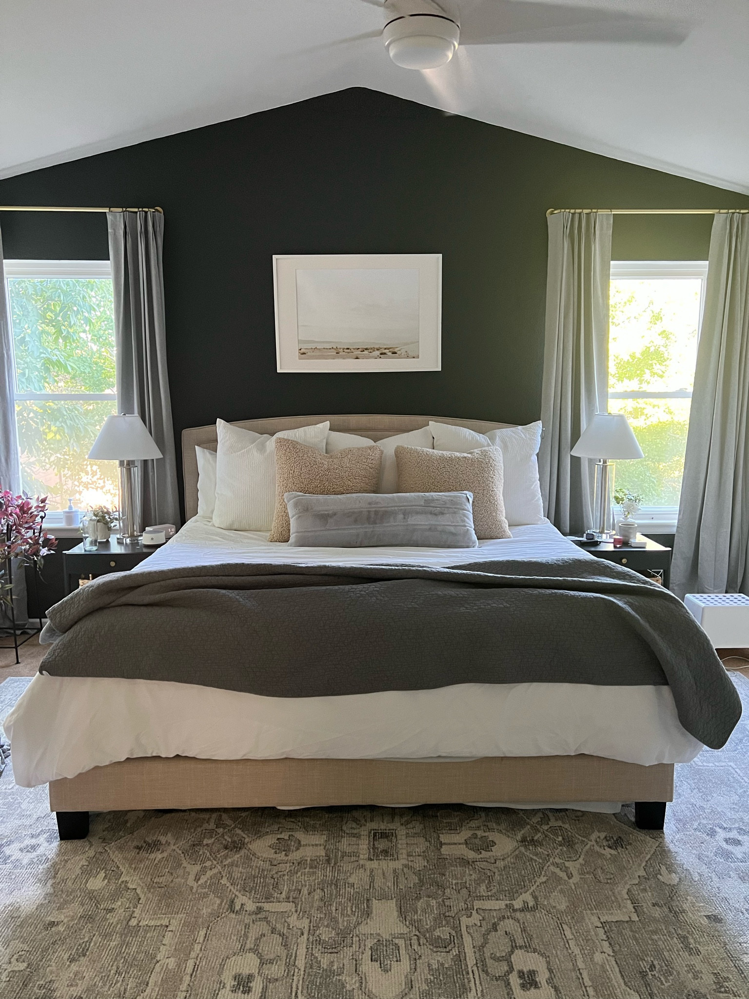 Fall update for this Moody bedroom. Neutral decor with a cozy feel.

#LTKhome #LTKover40 #LTKSeasonal