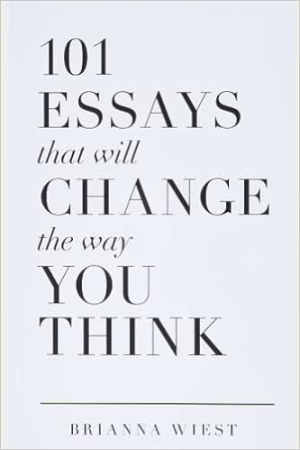101 Essays    Paperback – November 7, 2021 | Amazon (US)