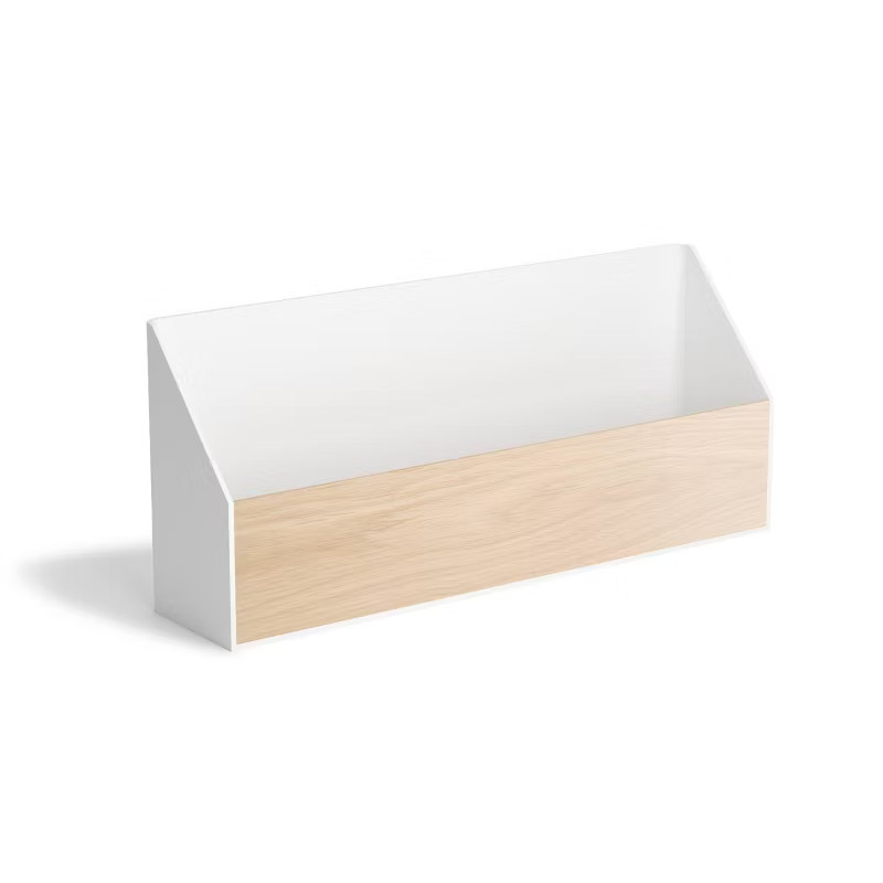 U Brands x RiOrganize Modern Plastic & Wood Wall Bin | Target
