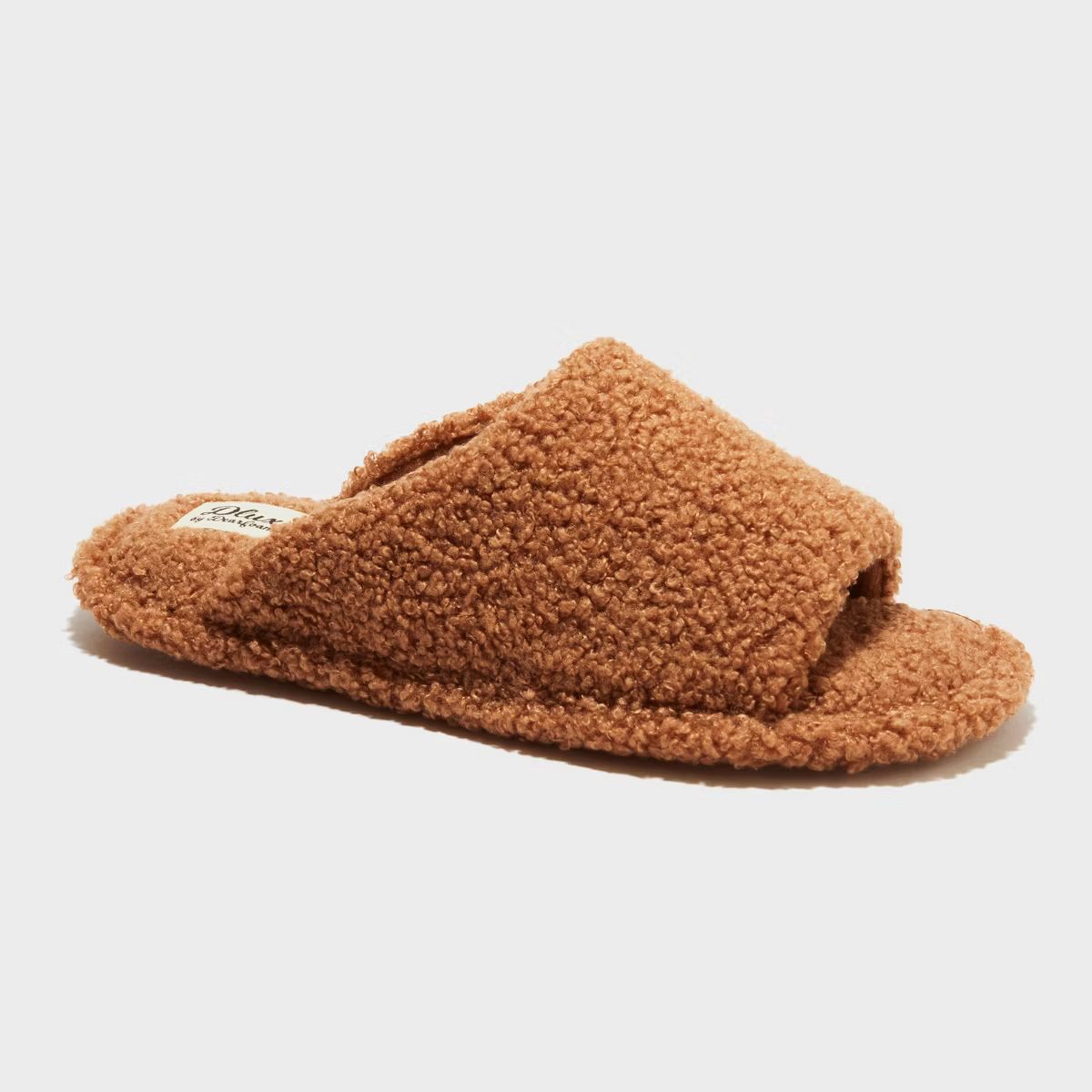 dluxe by dearfoams Women's Nova Slippers - Tan | Target