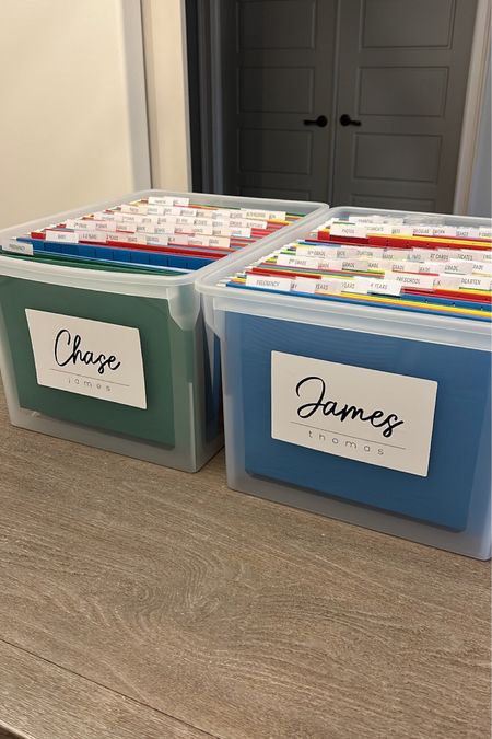 Milestone boxes I made for the boys! Supplies are from Target and labels from Etsy - perfect way to stay organized for important documents / keepsakes throughout the years! 

#LTKkids #LTKfamily #LTKhome