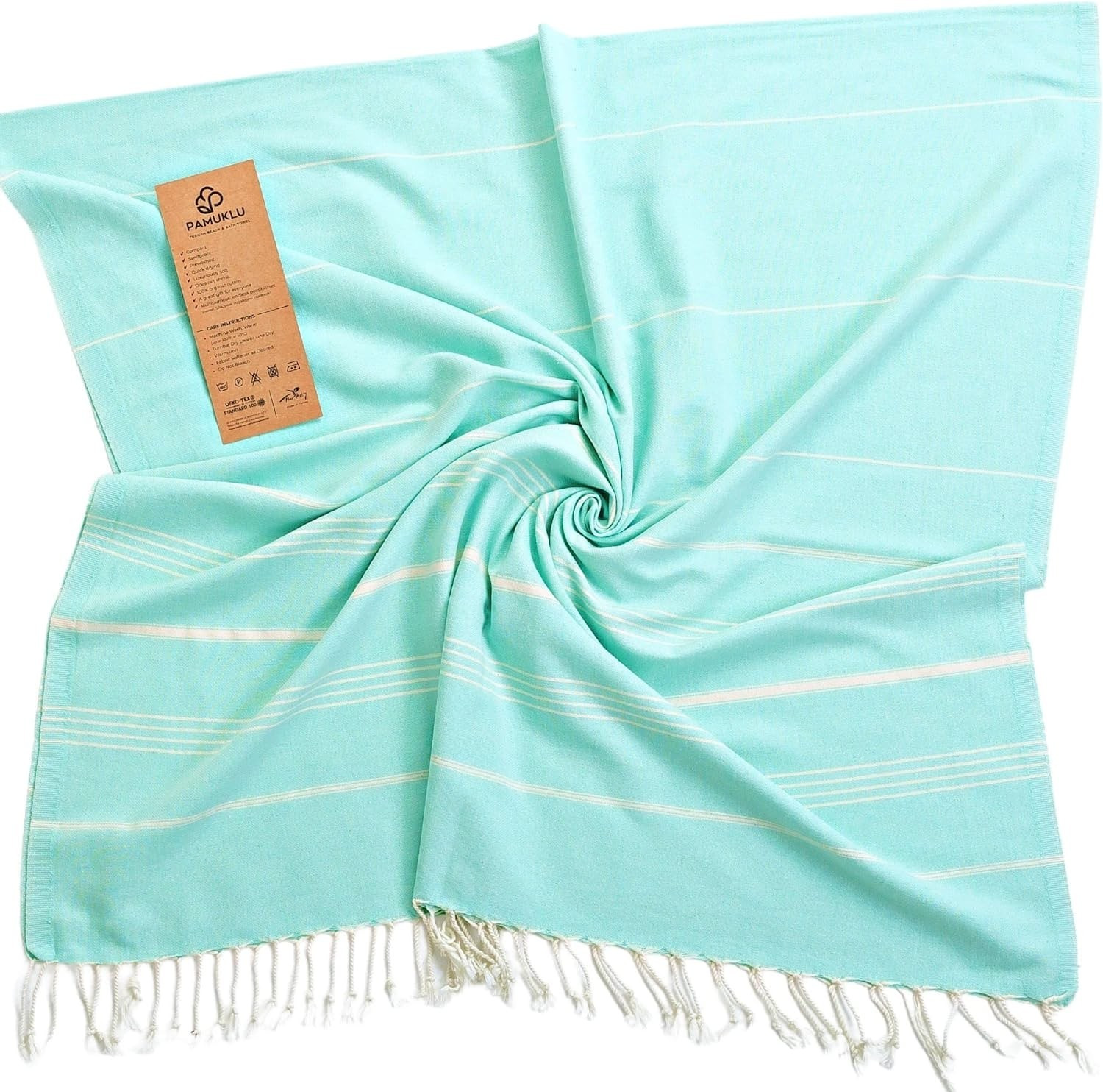 Amazon.com: Pamuklu Cloud Oversized Towels - Pure Turkish Cotton, Quick Dry, Sand Proof Soft Towe... | Amazon (US)