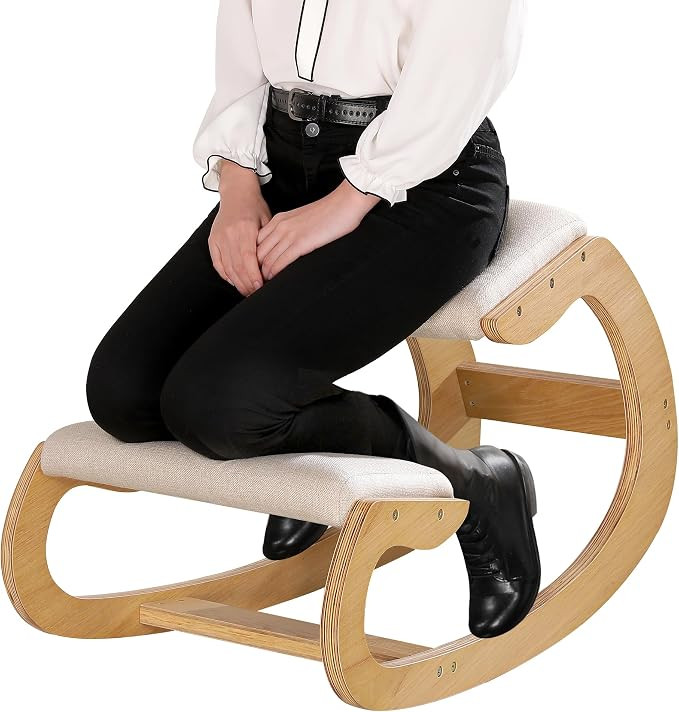 Predawn Ergonomic Kneeling Chair,Rocking Knee Chair Upright Posture Chair for Home Office Meditat... | Amazon (US)