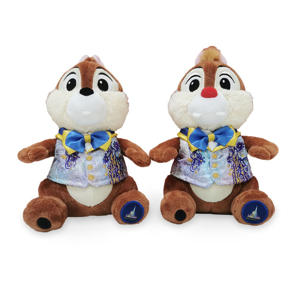 Chip 'n Dale Plush Set – Walt Disney World 50th Anniversary –  8 1/4'' | Disney Store