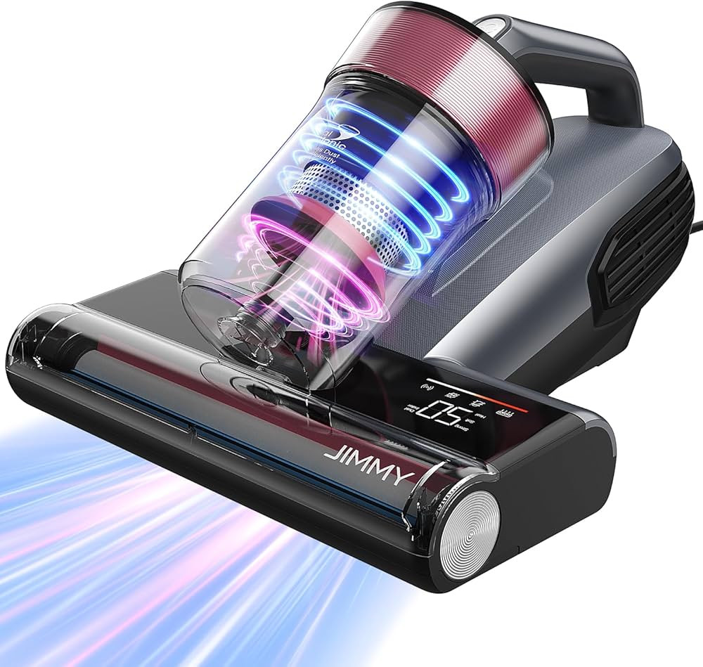 Jimmy Mattress Vacuum Cleaner, Bed Vacuum Cleaner with UV Sanitizing & HEPA Filter & Ultrasonic, ... | Amazon (US)