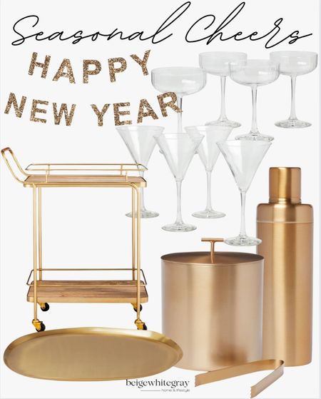 Seasonal cheers! Shop here! Target has a great selection of bar necessities! Start the New Year off strong with these amazing items! 

#LTKparties #LTKhome #LTKHoliday