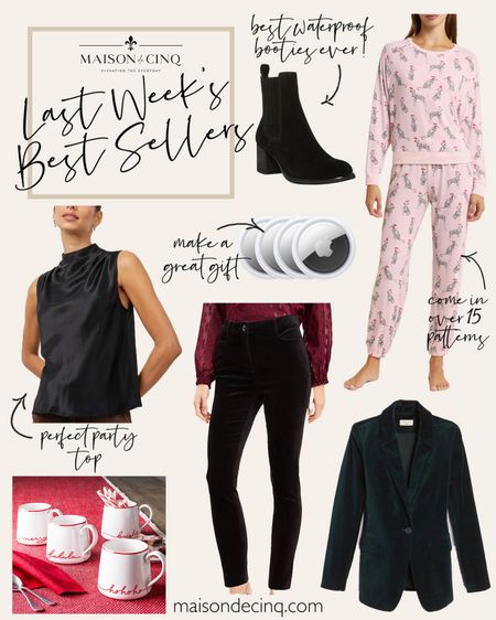 Last week’s best sellers all get here before Xmas!! Adorable pajamas in 15 different patterns, the PERFECT party top, velvet blazer and velvet skinnies on sale, and more!!

#holidayoutfit #partyoutfit #newyearseve #stockingstuffers #giftideas #giftsforwomen #giftsforher 

#LTKHoliday #LTKover40 #LTKfindsunder50