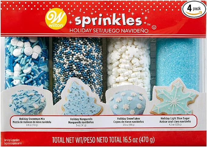 Wilton Holiday Sprinkles 4-Pack | Amazon (US)