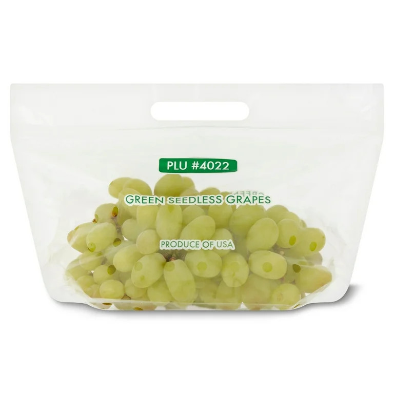 Fresh Green Seedless Grapes, Bag | Walmart (US)