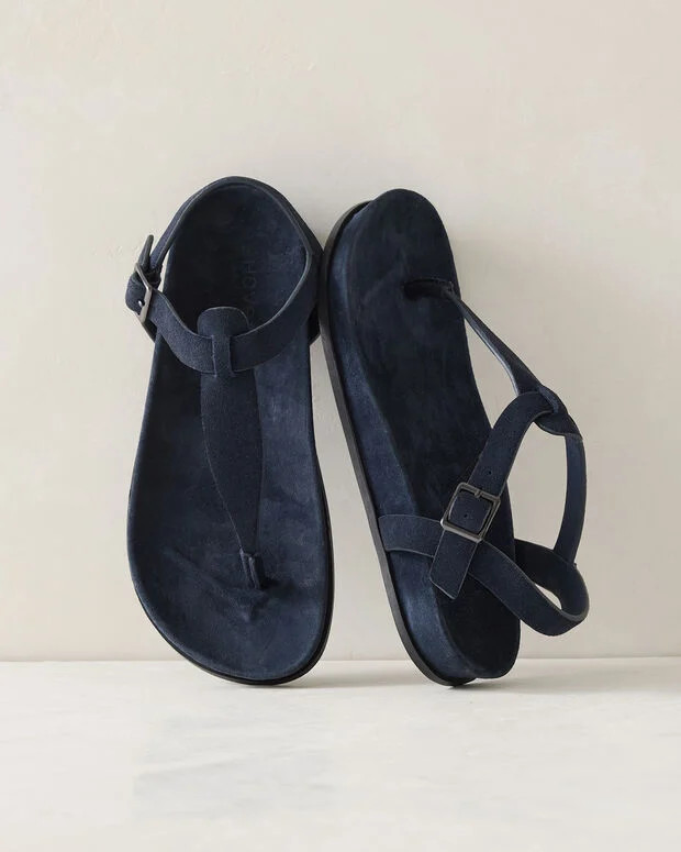 Suede Thong Sandals | Talbots