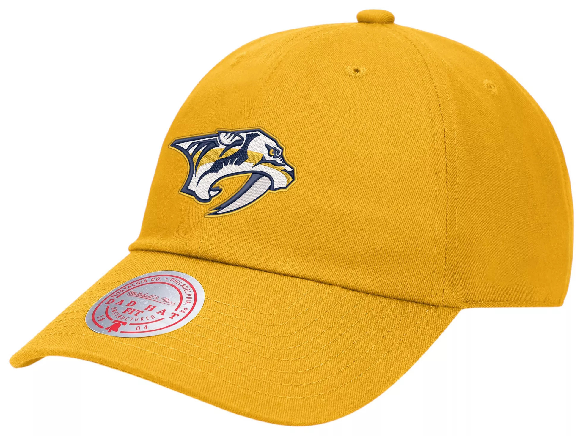 Mitchell & Ness Men's Nashville Predators Gold Secondary 1904 Hat, Yellow | DICK'S Sporting Goods