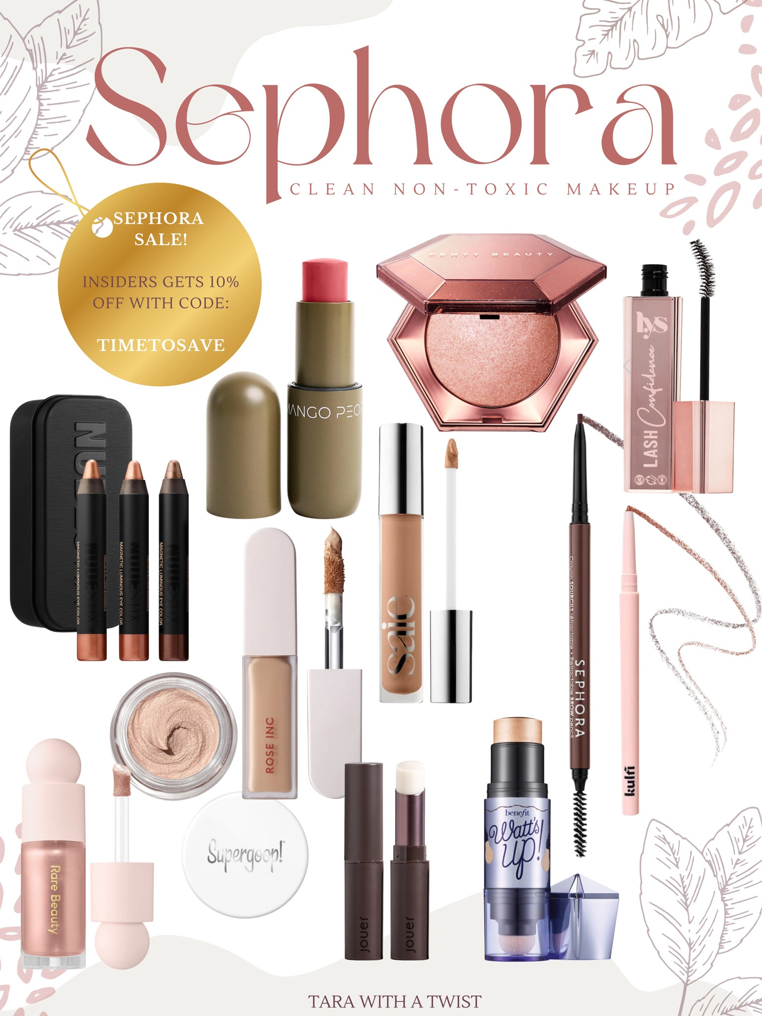 10% off Sephora Sale from now until 11/6!  And 30% off Sephora Collection! 

Sephora Sale. Non toxic makeup. Clean makeup. Sephora favorites. 

#LTKstyletip #LTKsalealert #LTKbeauty