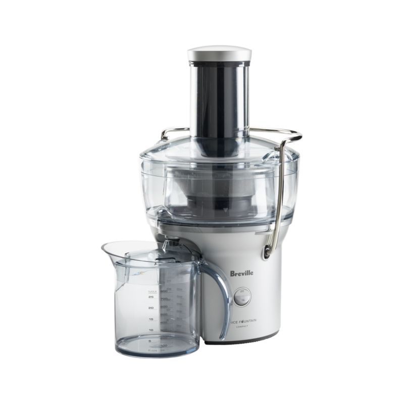 Breville Juice Fountain Electric Compact Centrifugal Juicer BJE200XL + Reviews | Crate & Barrel | Crate & Barrel