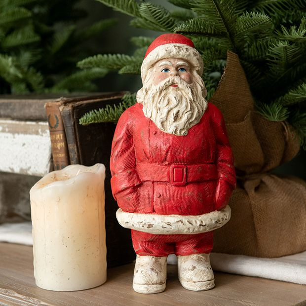 Jolly Red Santa Figurine | Antique Farm House