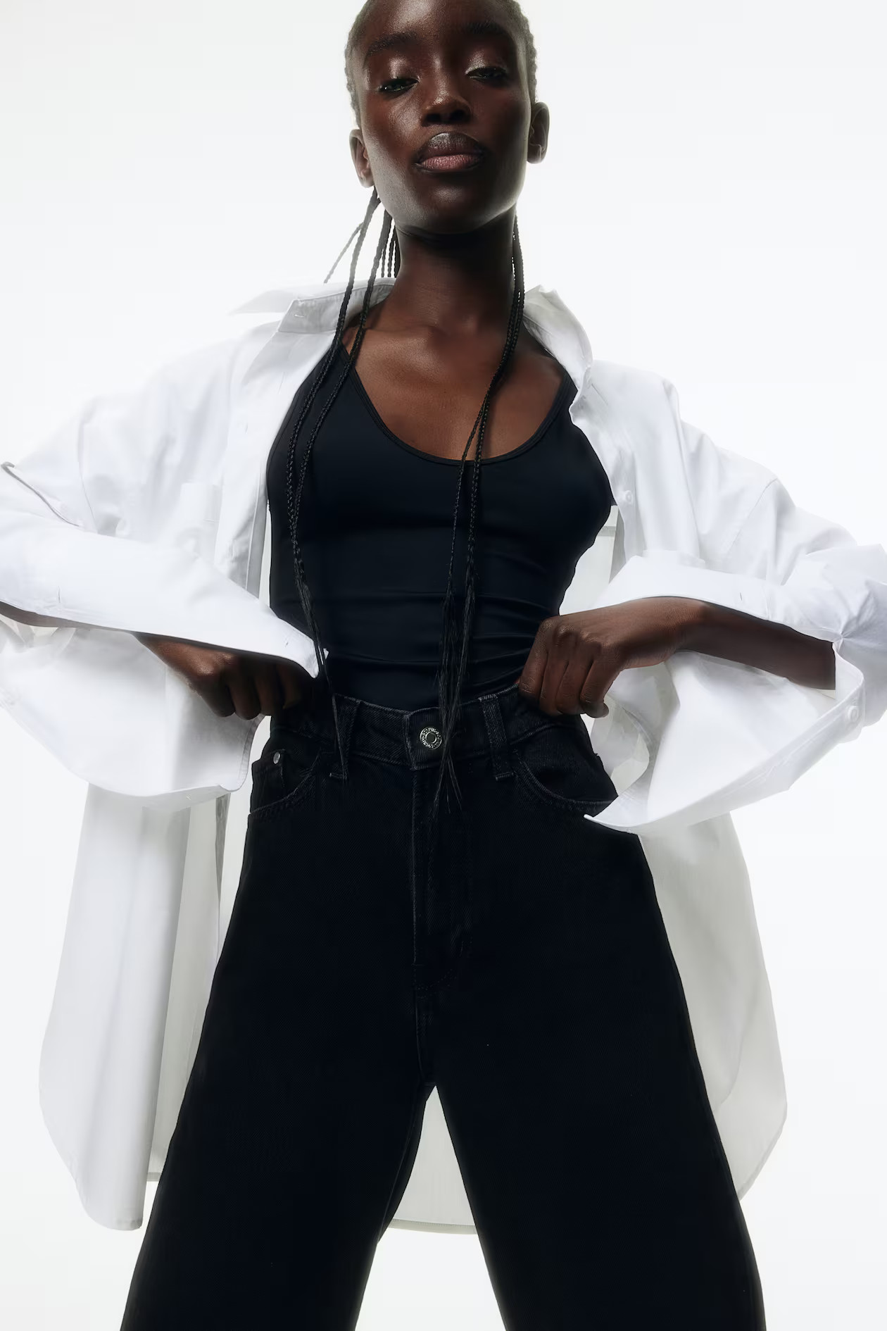 Ava Ultra High Rise Wide Leg Jeans | H&M (US + CA)