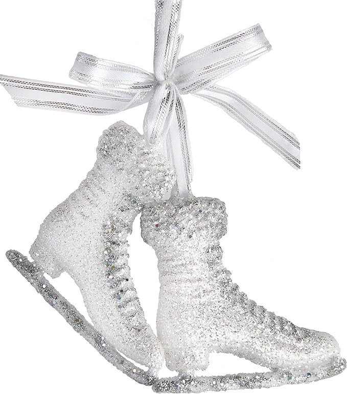 Ice Skates With Glitter Ornament | Amazon (US)