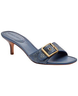 COACHWomen's Margot Slip-On Kitten Heel Sandals | Macy's