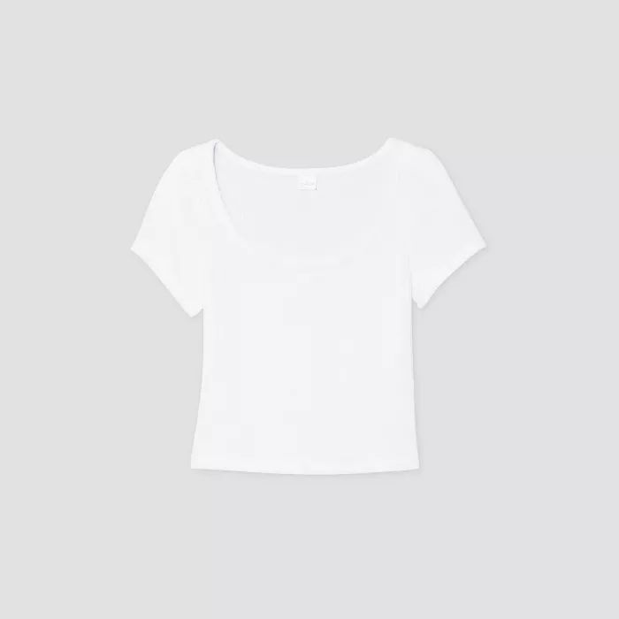 Women's Cropped Lounge T-Shirt - Colsie™ | Target
