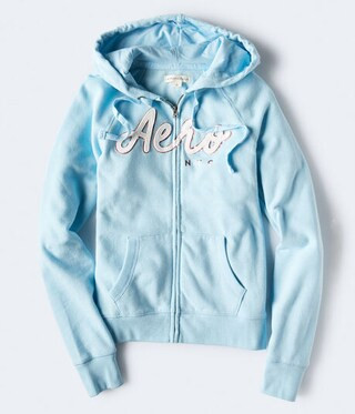 Aero NYC Foil Full-Zip Hoodie | Aeropostale
