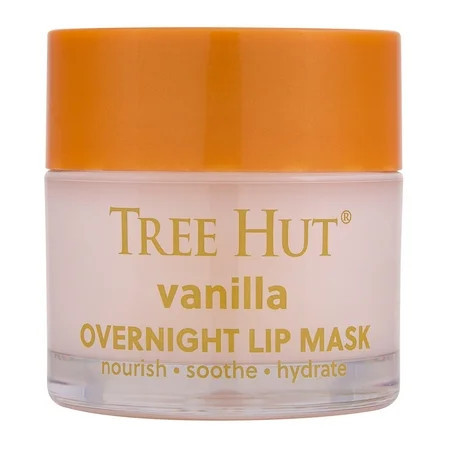 Tree Hut Vanilla Hydrating Overnight Lip Mask, 0.6 oz | Walmart (US)