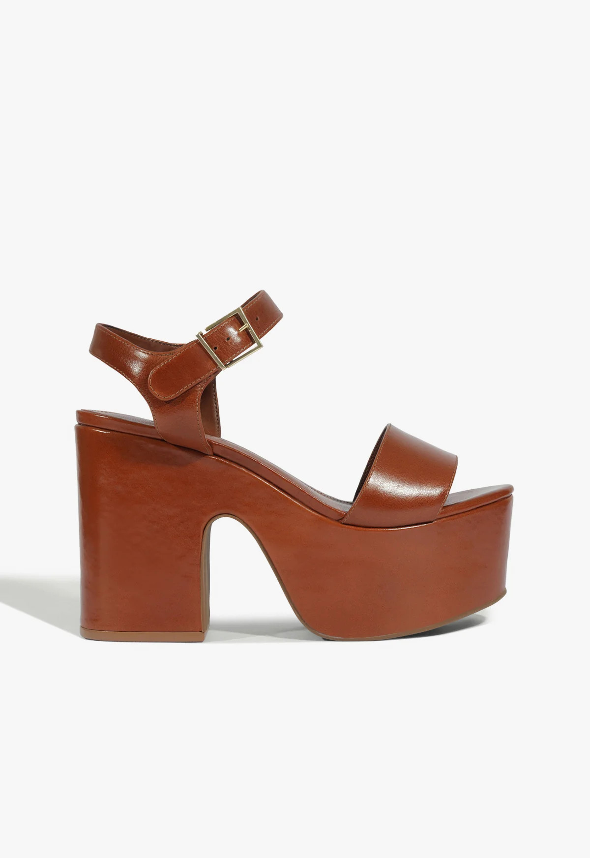 Tuke Brown High Platform Sandal | Schutz (US)