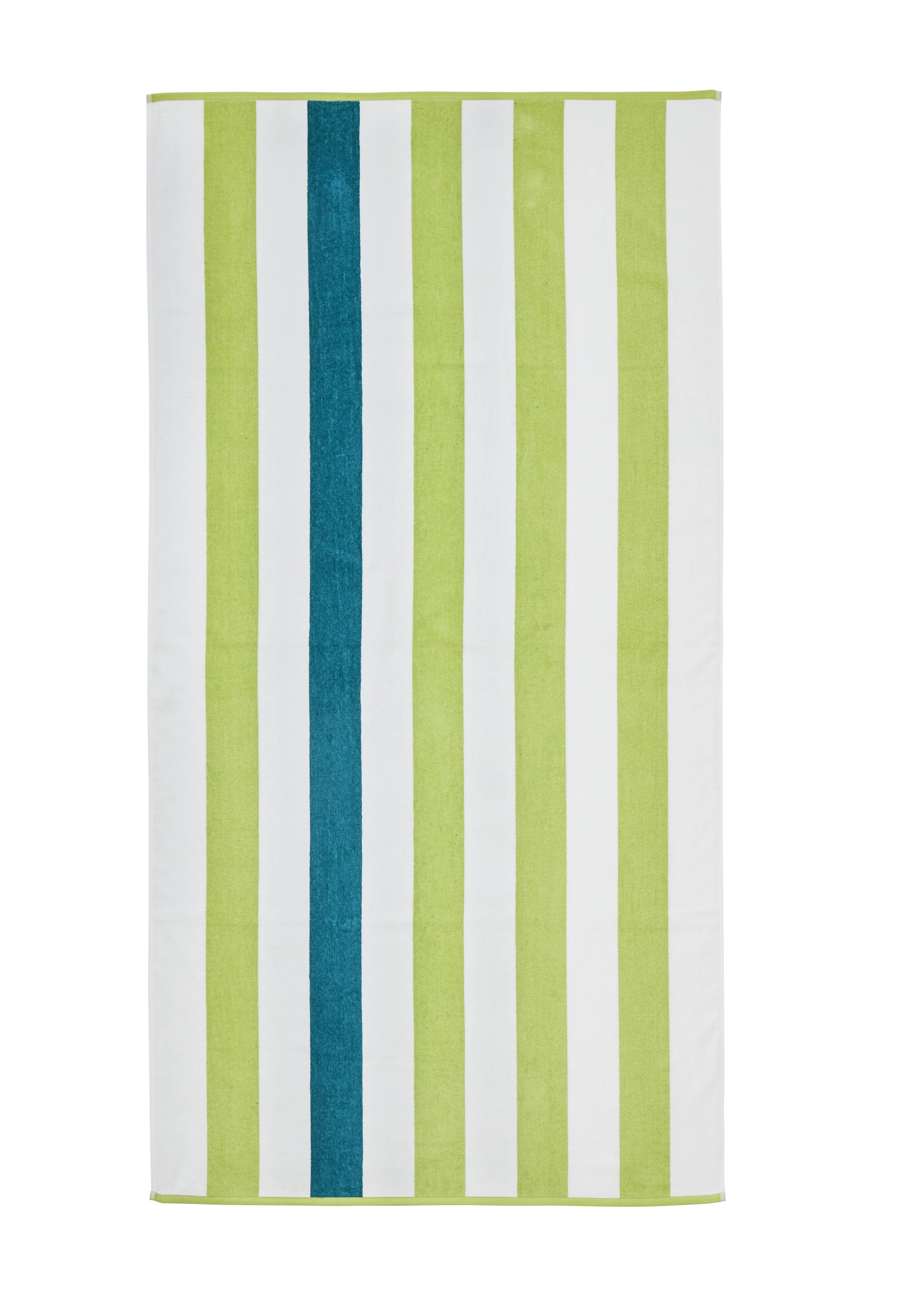 Better Homes & Gardens Cabana Reversible Striped Beach Towel, Green | Walmart (US)