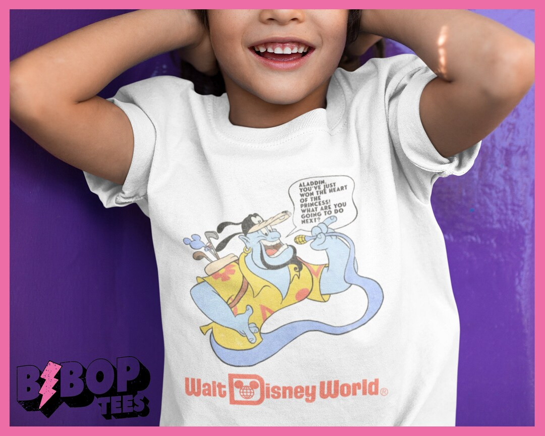 Aladdin Genie Shirt I'm Going To Disney World / Disneyland Vintage Style Unisex Tee | Etsy (US)