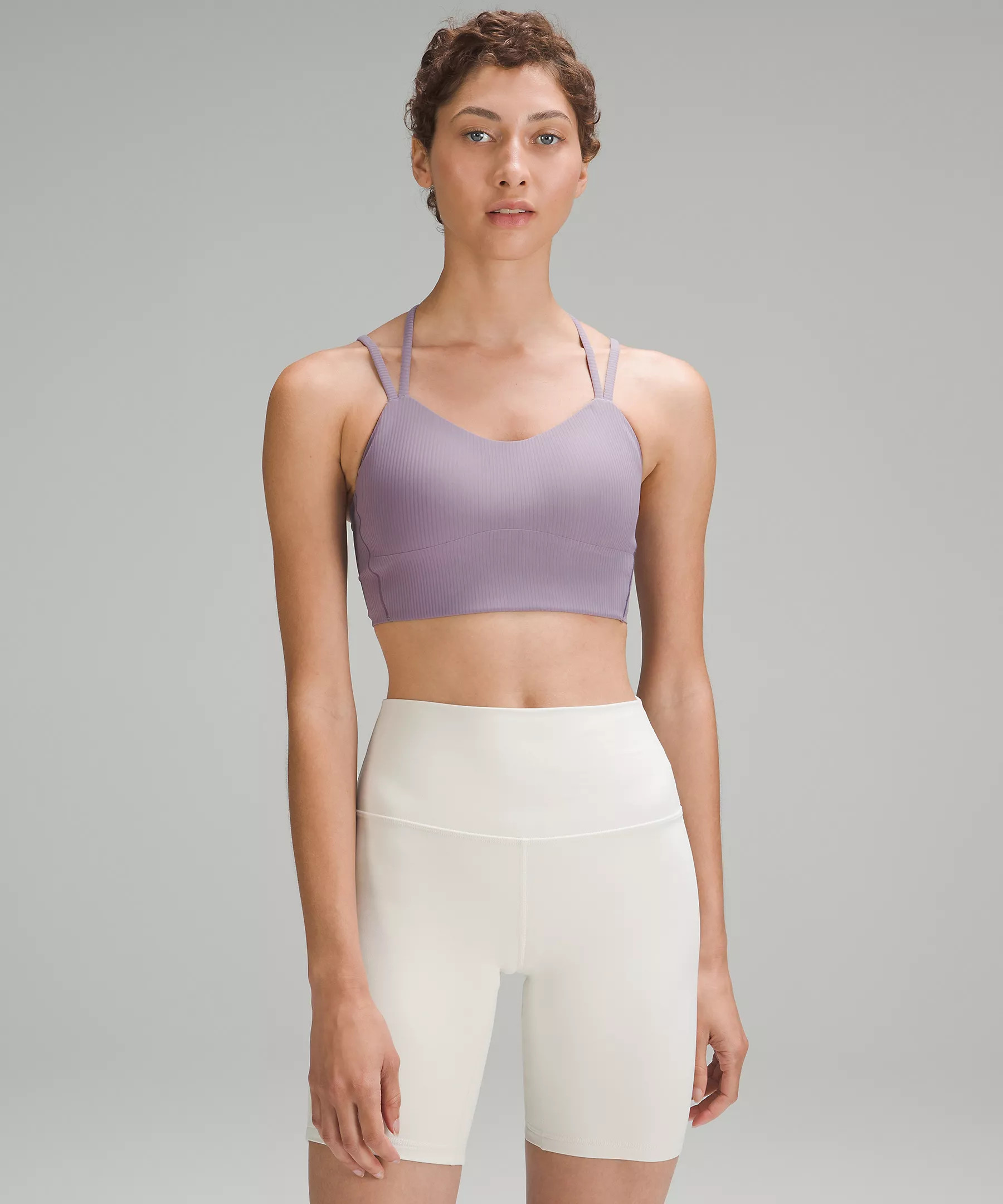 Like a Cloud Ribbed Longline Bra *Light Support, B/C Cup | Women's Bras | lululemon | Lululemon (US)