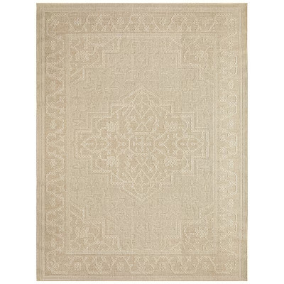 Nourison Tulum 9' x 12' Cream Indoor/Outdoor Rug | Target