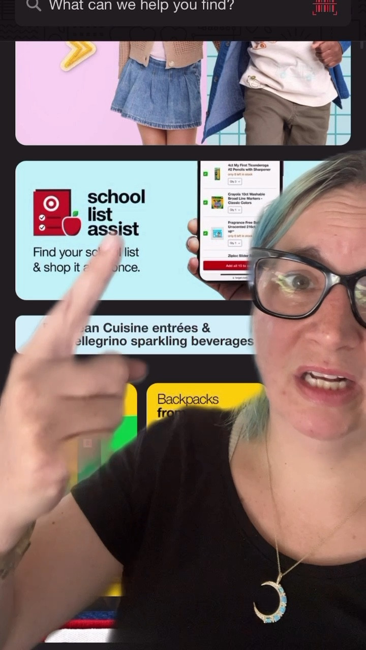 Target has your back when school shopping. Head to the home page and use the school list assist to make your school shop easy as pie.  Then see some cute backpack deals and the perfect teacher or back to school earrings for the first day of school.

#LTKVideo #LTKBacktoSchool #LTKSaleAlert