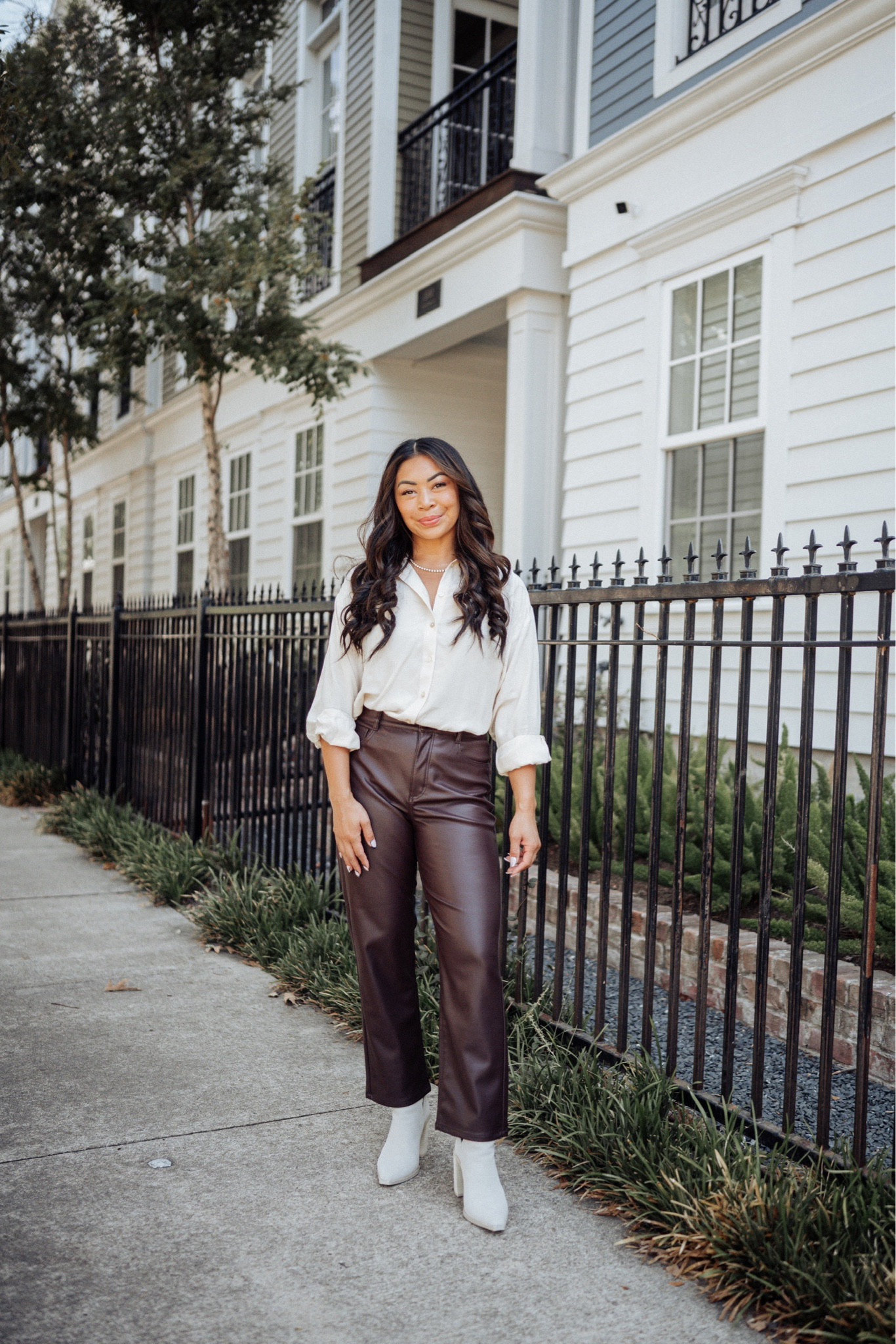 Loft - Fall Outfits at Loft - Fall Outfit - Fall Work Outfit - Work Outfit - Leather Pants Outfit - Fall Fashion Essentials - Style Essentials - Cute Fall Outfit 

#LTKstyletip #LTKSeasonal #LTKworkwear