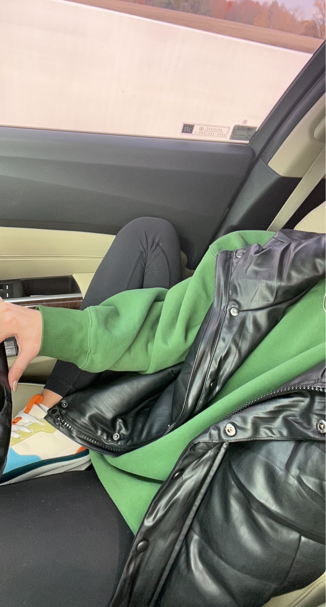 green crewneck is aritzia 

#LTKfit