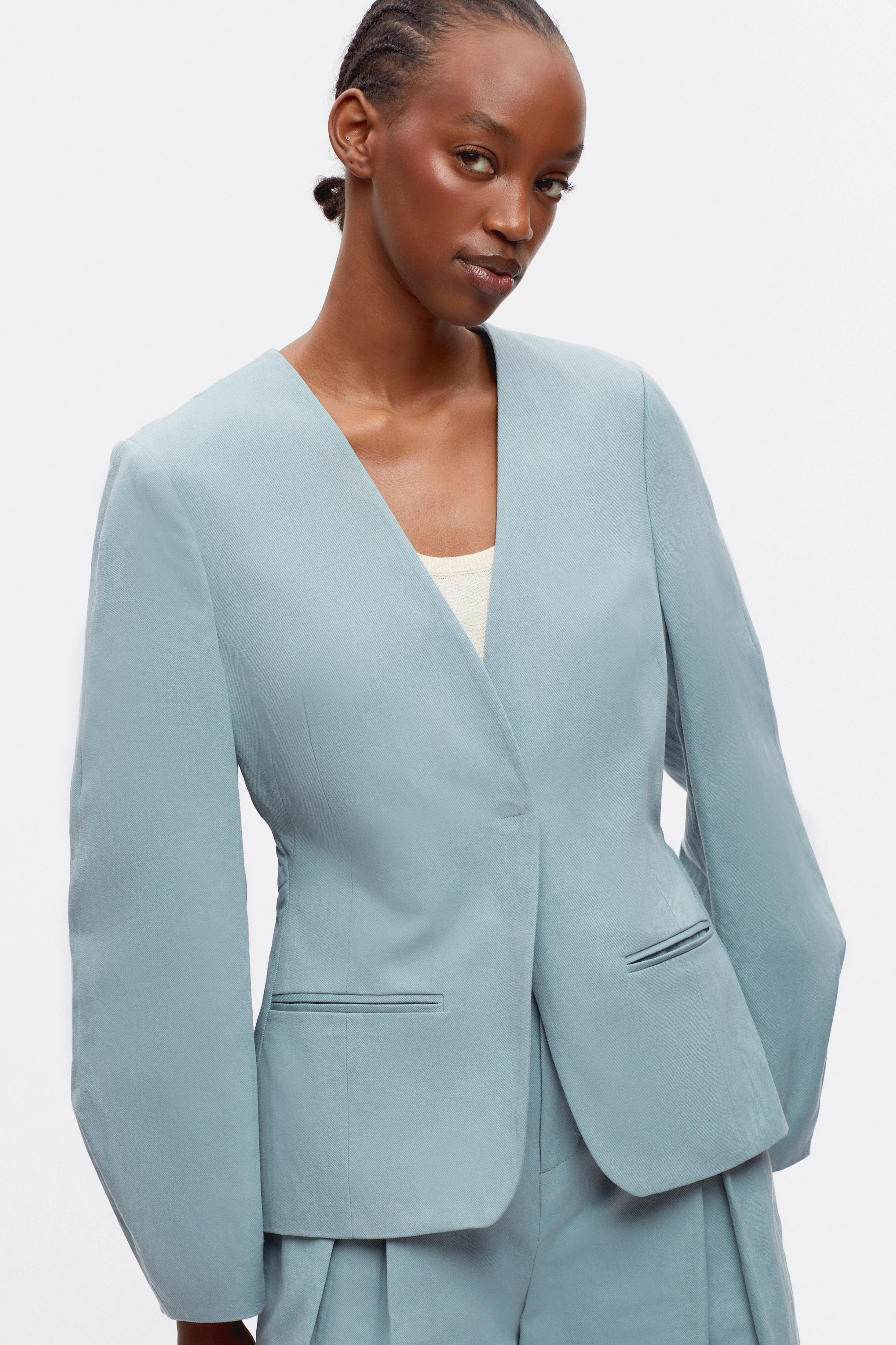 Women's Linen Scarab Blazer | Kotn