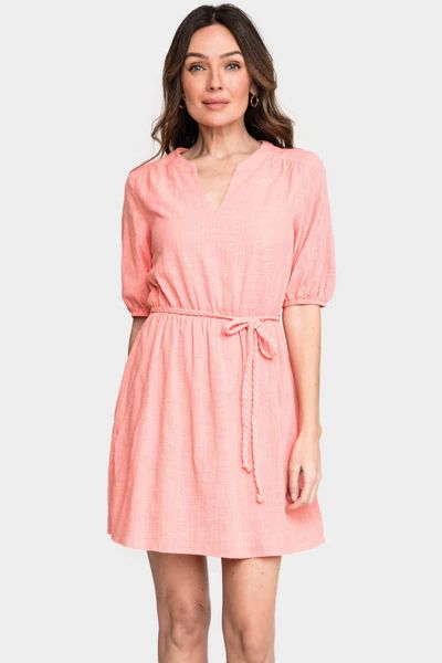 Day Trip Dress With Braided Belt | Gibson