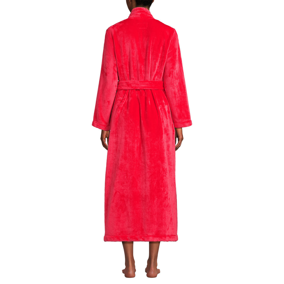 Women's Cozy Plush Long Wrap Robe | Lands' End (US)