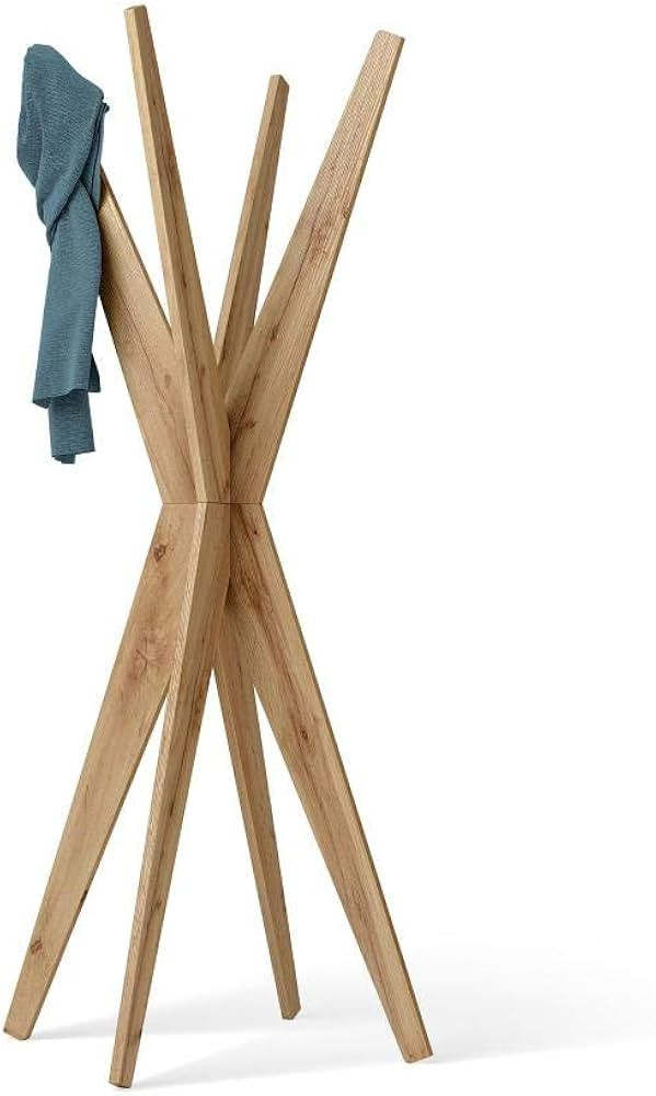 Mobili Fiver, Coat Rack, Emma Rustic Oak, Made in Italy | Amazon (US)