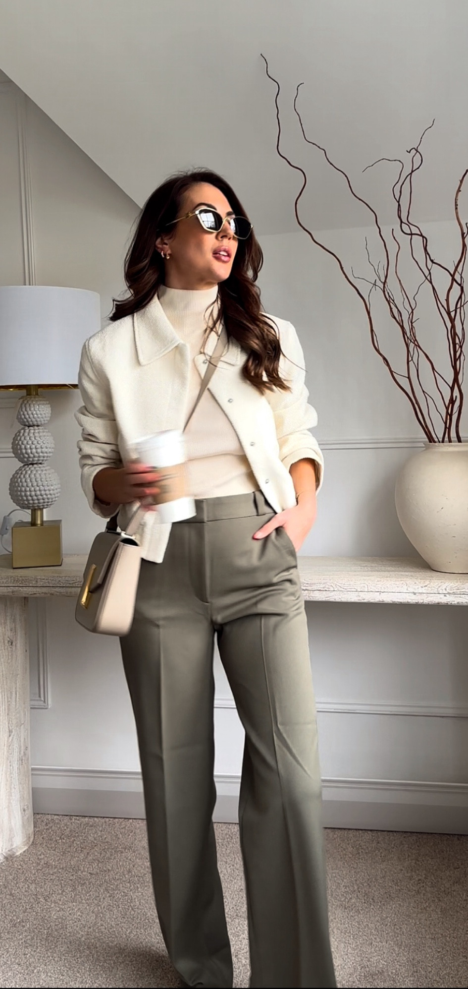 Spring fashion ~ Kharki trousers -size 8
Cream bomber ~ size 8
Cream vest~ old from
&otherstories
Trainer -vans -size 4
Bag ~ demellier

#LTKSpringSale #LTKfindsunder100 #LTKSeasonal